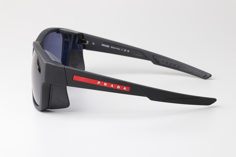 SPS07W Sunglasses Matte Black Blue