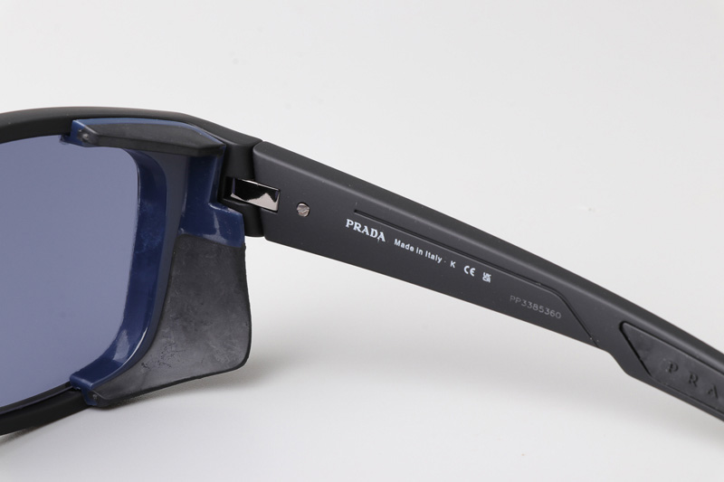 SPS07W Sunglasses Matte Black Blue