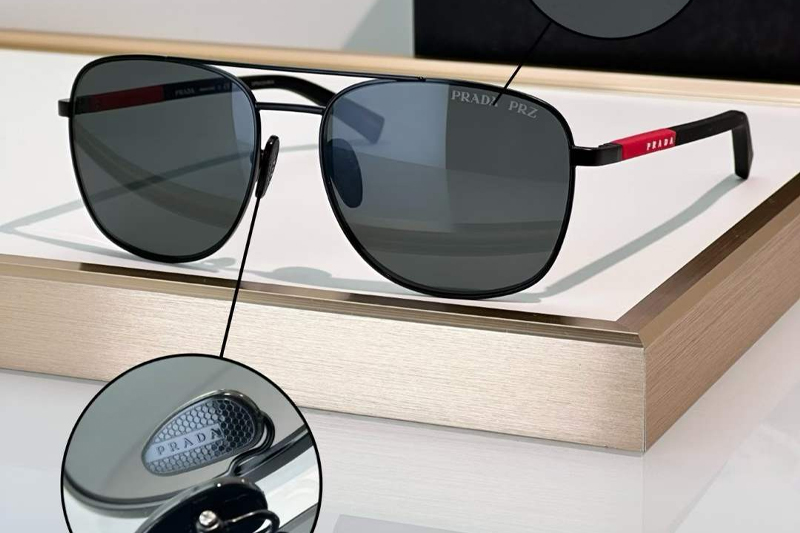 SPS54Z Sunglasses Black Gray