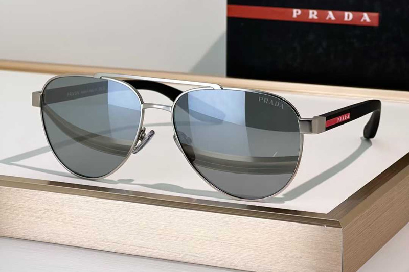 SPSA52 Sunglasses Silver Mirror