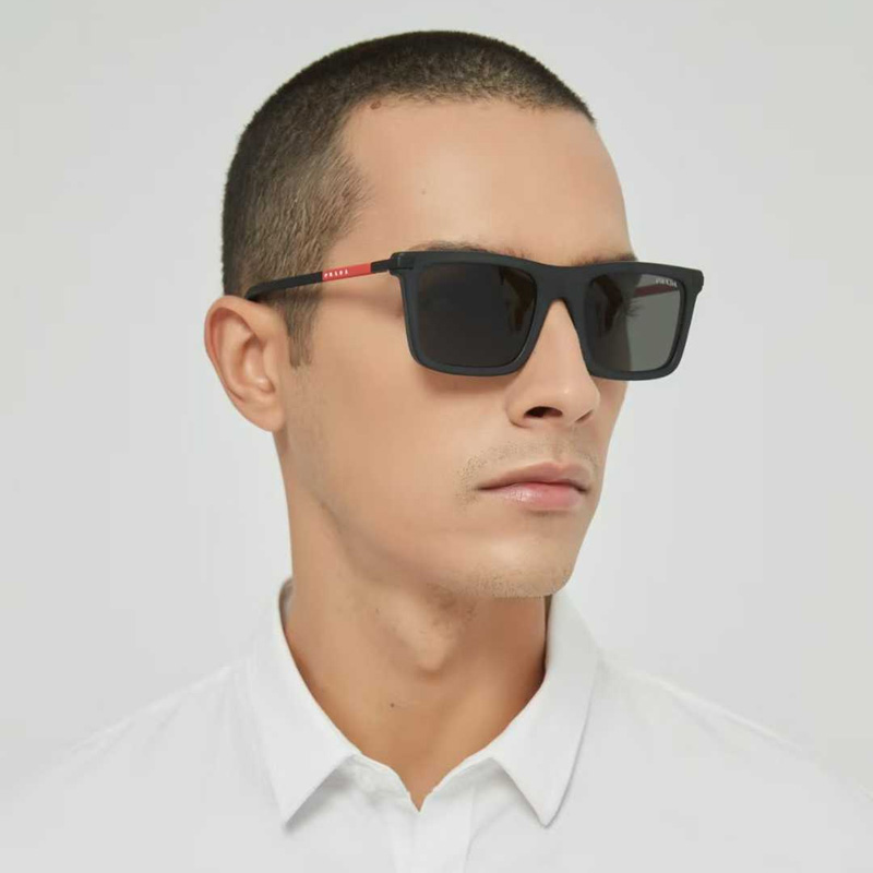 SPSA58 Sunglasses Matte Black Gray