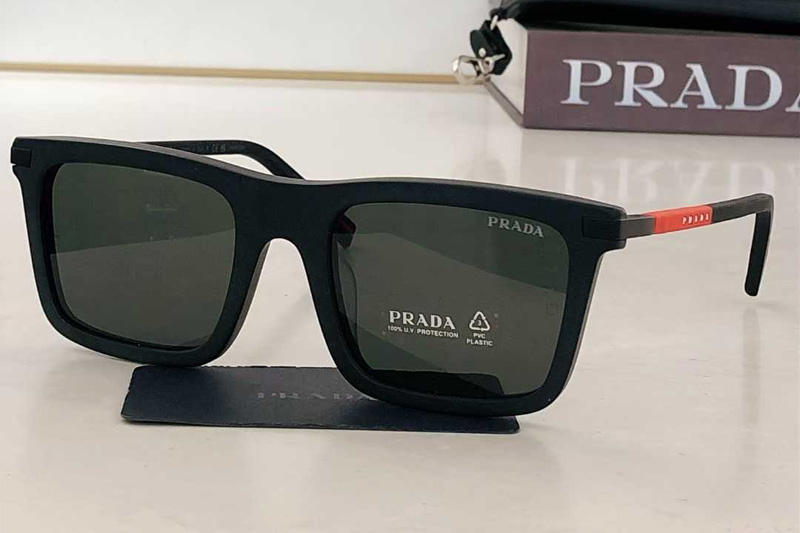 SPSA58 Sunglasses Matte Black Gray