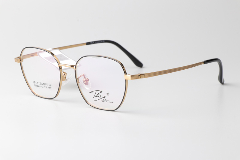 SS98010 Eyeglasses Black Gold