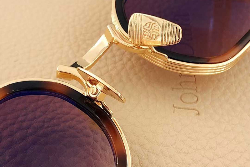 Samuel Sunglasses Tortoise Gold Gradient Brown