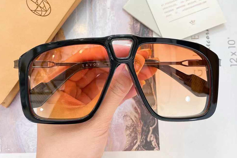 Savoy Sunglasses Black Gunmetal Gradient Brown