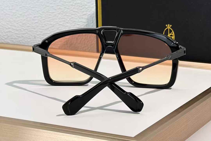 Savoy Sunglasses Black Gunmetal Gradient Brown