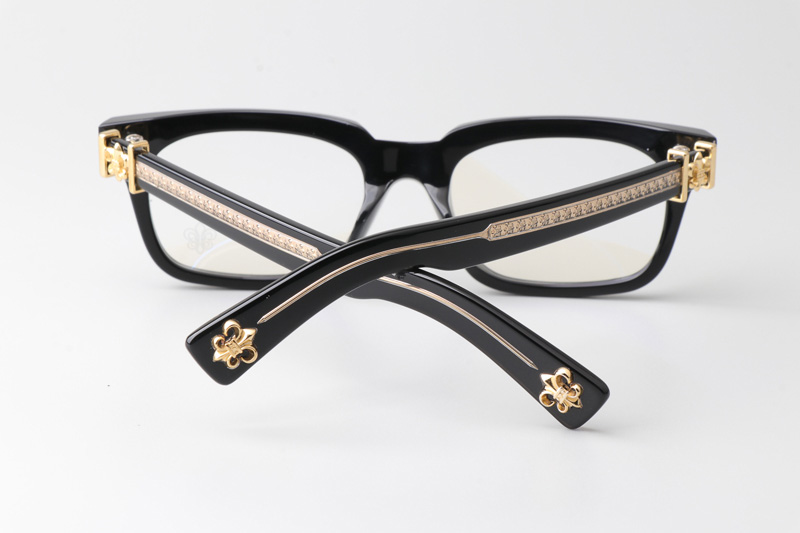 See You In Tea Eyeglasses Black Gold