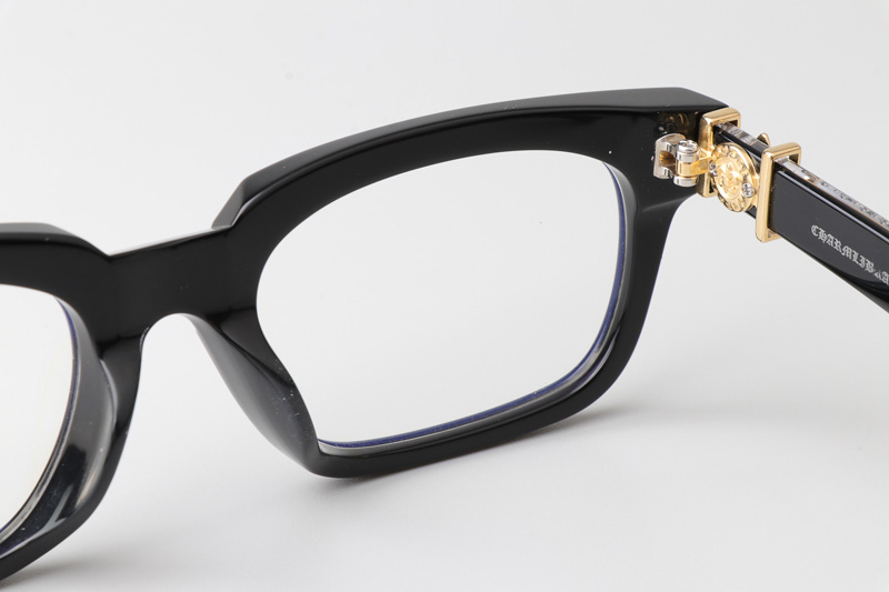 See You In Tea Eyeglasses Black Gold