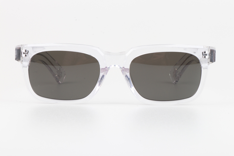See You In Tea Sunglasses Clear Gray