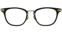 Shagass Eyeglasses Black Gold