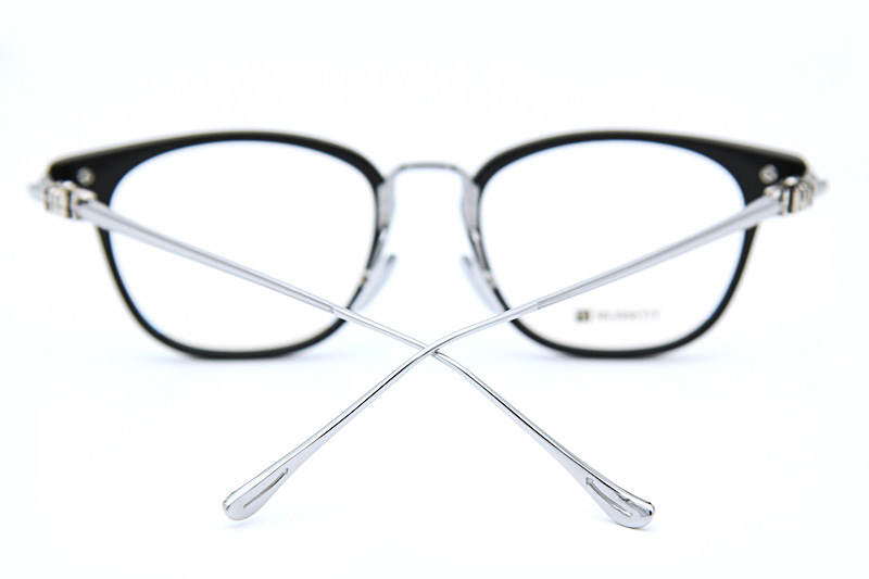 Shagass Eyeglasses Black Silver