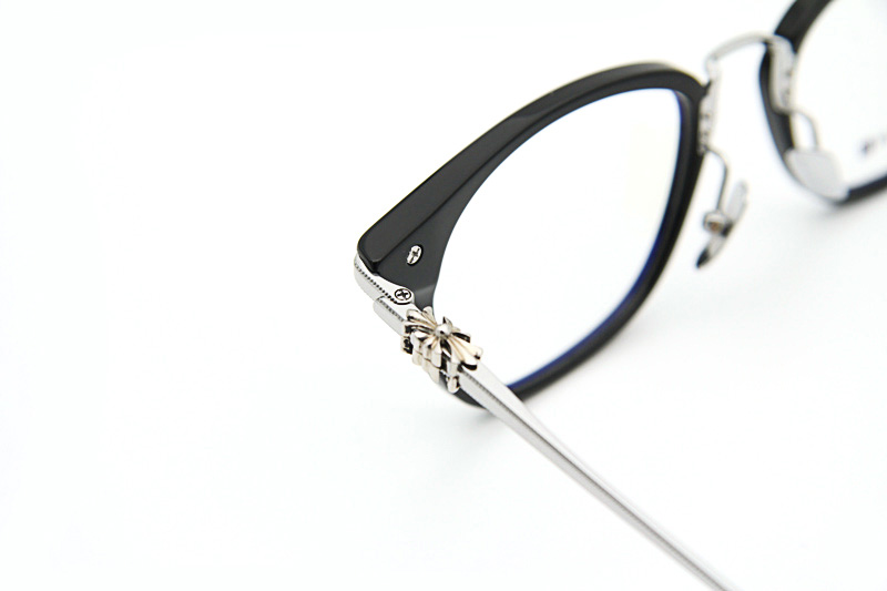 Shagass Eyeglasses Black Silver