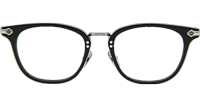 Shagass Eyeglasses Black Silver