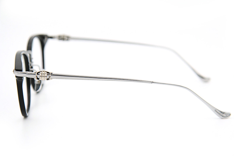 Shagass Eyeglasses Black Silver