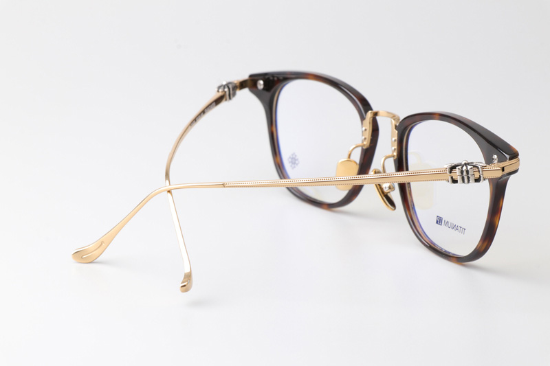 Shagass Eyeglasses Tortoise Gold