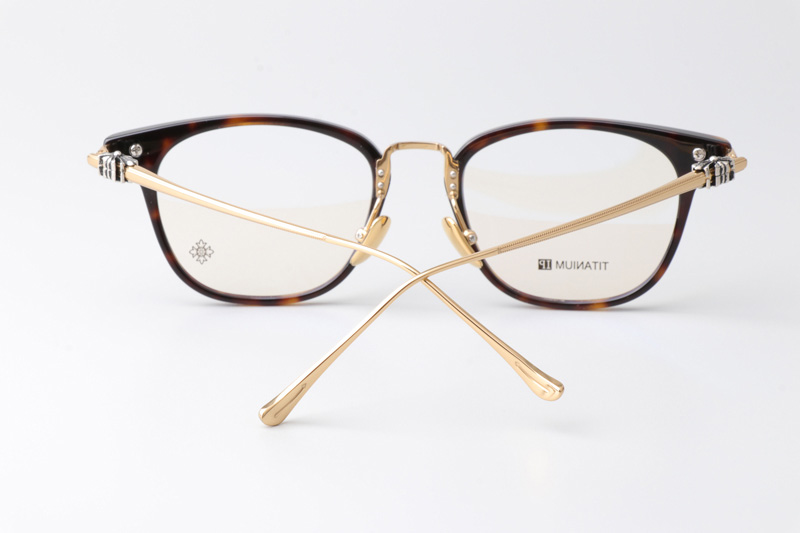 Shagass Eyeglasses Tortoise Gold