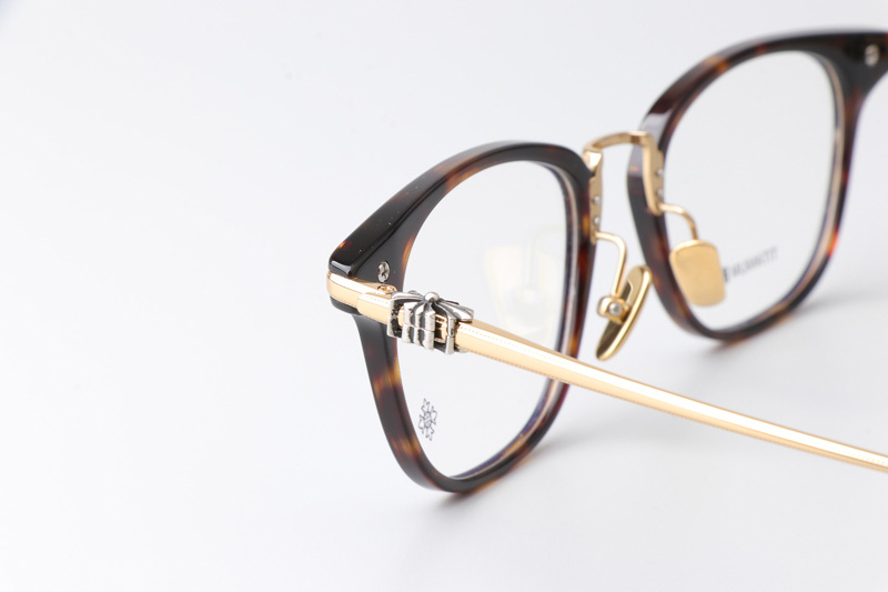 Shagass Eyeglasses Tortoise Gold