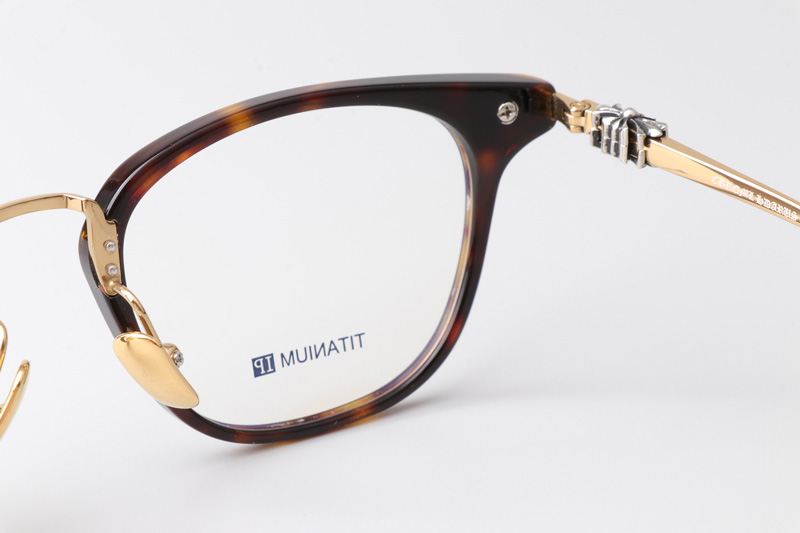 Shagass Eyeglasses Tortoise Gold