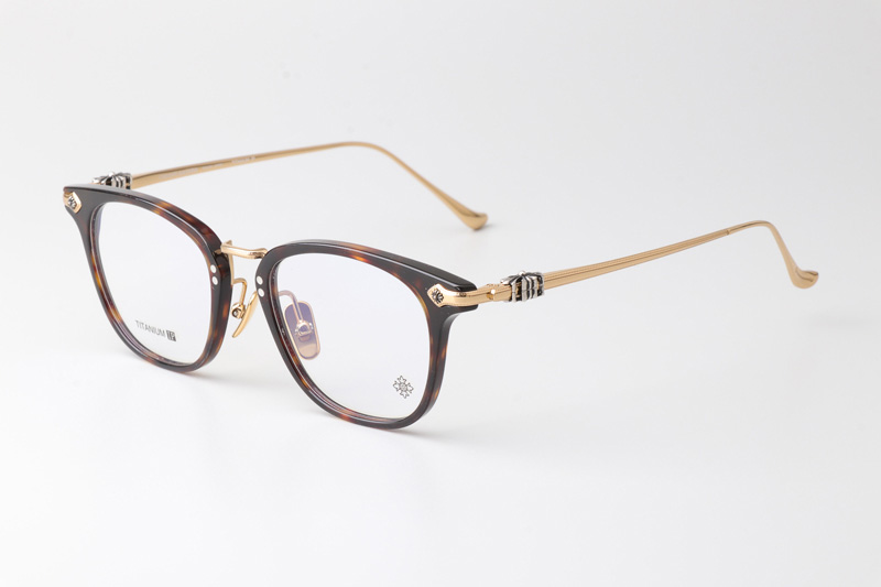 Shagass Eyeglasses Tortoise Gold