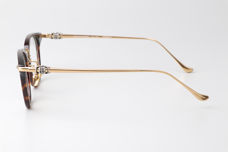 Shagass Eyeglasses Tortoise Gold