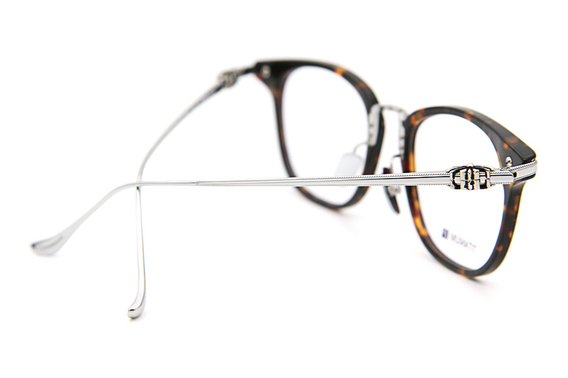 Shagass Eyeglasses Tortoise Silver