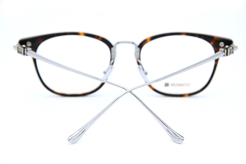 Shagass Eyeglasses Tortoise Silver