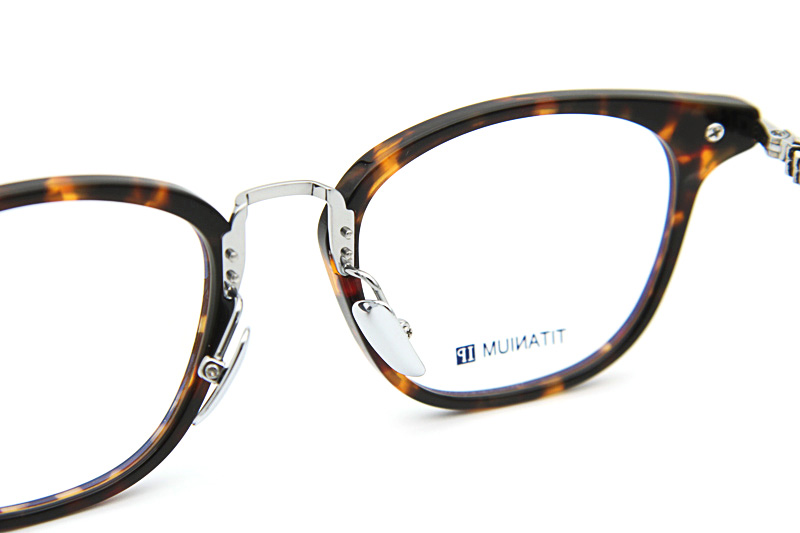 Shagass Eyeglasses Tortoise Silver