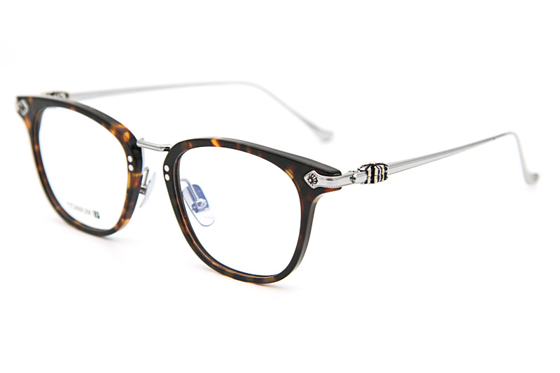 Shagass Eyeglasses Tortoise Silver