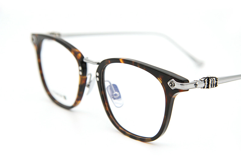 Shagass Eyeglasses Tortoise Silver