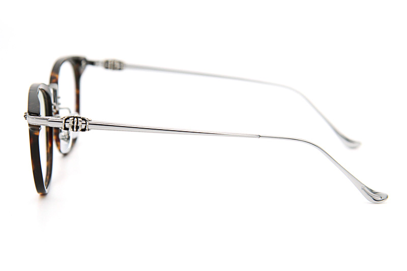 Shagass Eyeglasses Tortoise Silver