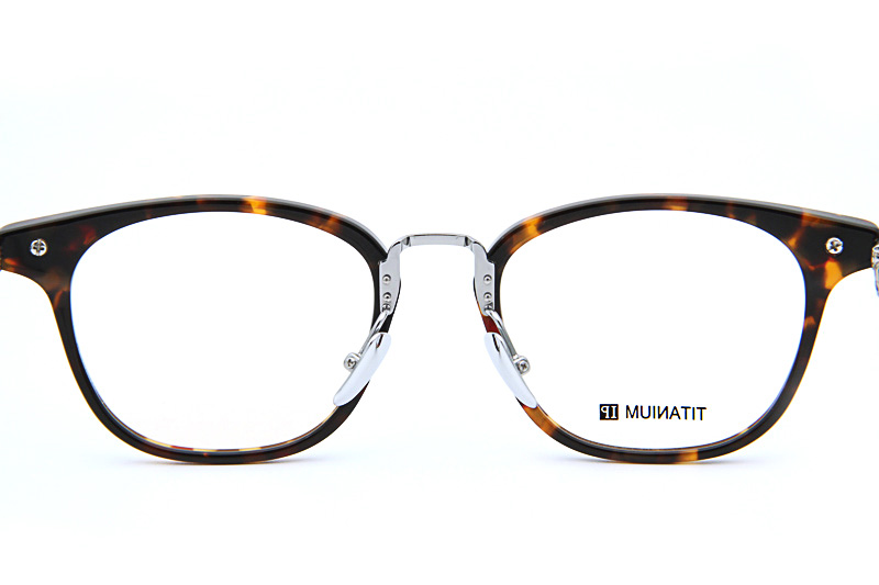 Shagass Eyeglasses Tortoise Silver