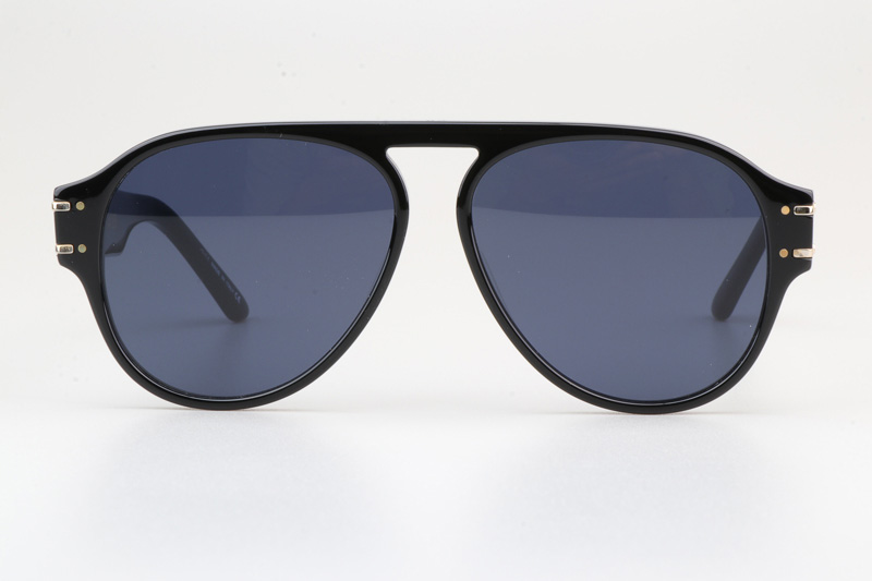 Signature A1U Sunglasses Black Blue