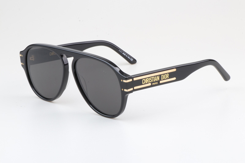 Signature A1U Sunglasses Black Gray