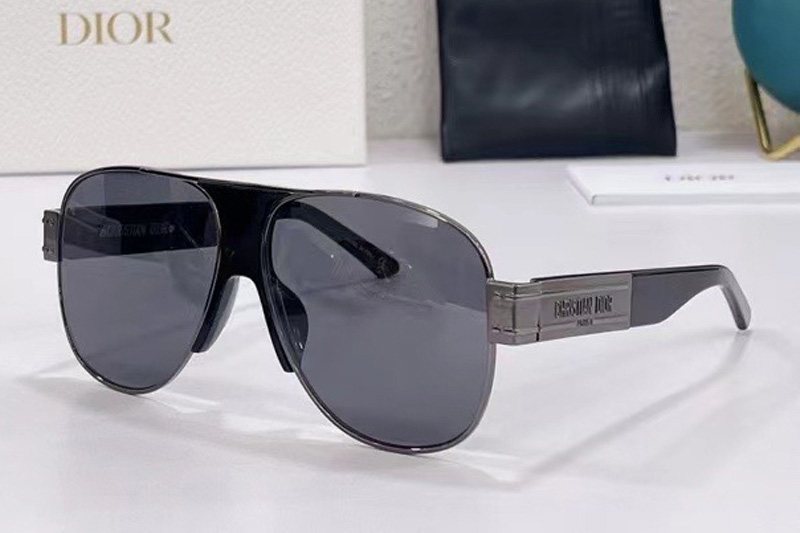 Signature A3U Sunglasses Black Gunmetal Gray