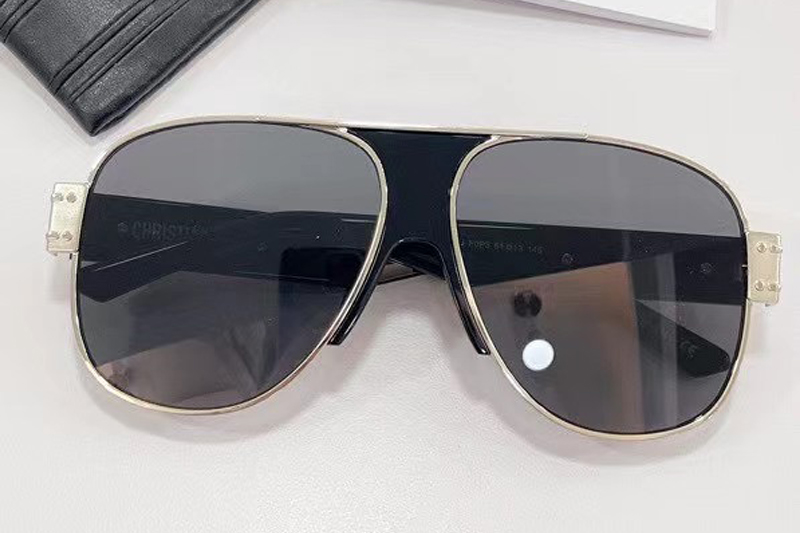 Signature A3U Sunglasses Black Silver Gray
