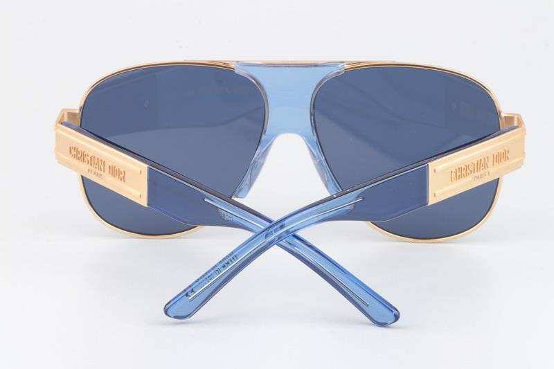 Signature A3U Sunglasses Blue Gold Blue