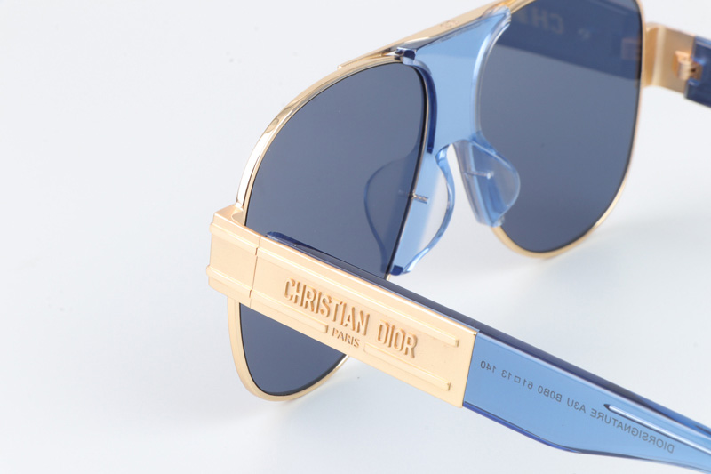 Signature A3U Sunglasses Blue Gold Blue