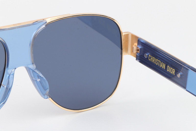 Signature A3U Sunglasses Blue Gold Blue