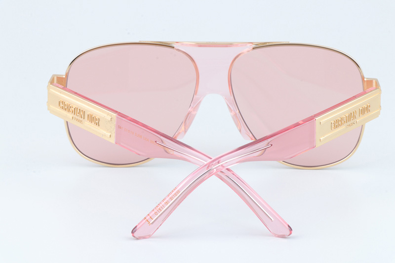 Signature A3U Sunglasses Pink Gold Pink