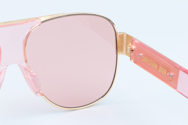 Signature A3U Sunglasses Pink Gold Pink