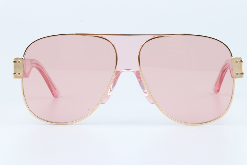 Signature A3U Sunglasses Pink Gold Pink