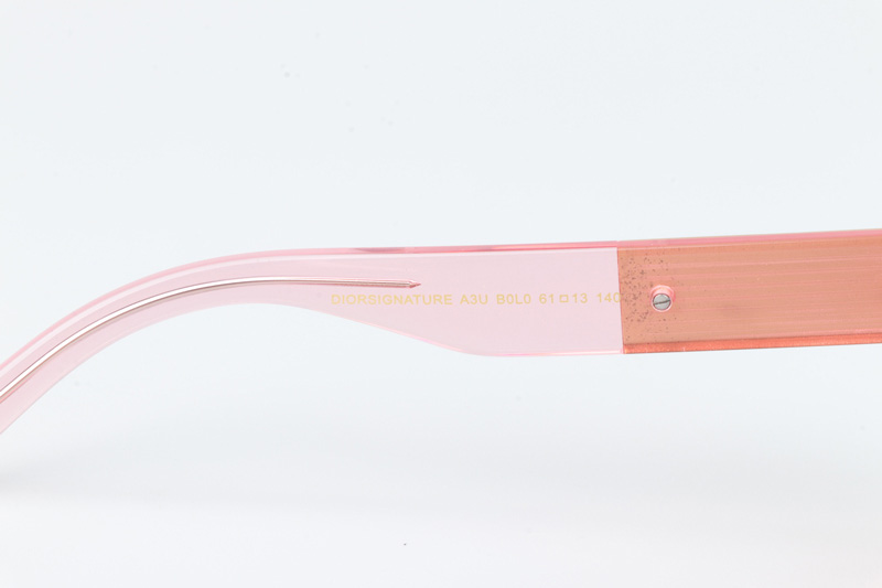 Signature A3U Sunglasses Pink Gold Pink