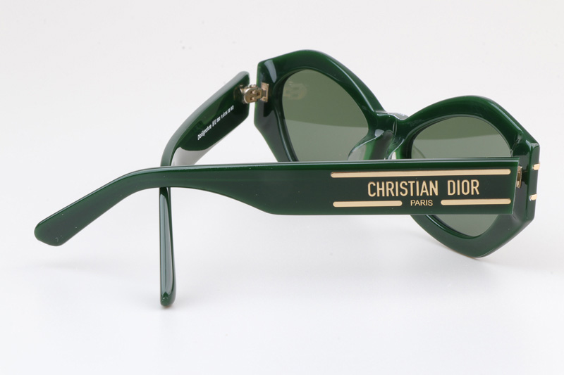 Signature B1U Sunglasses Green Green