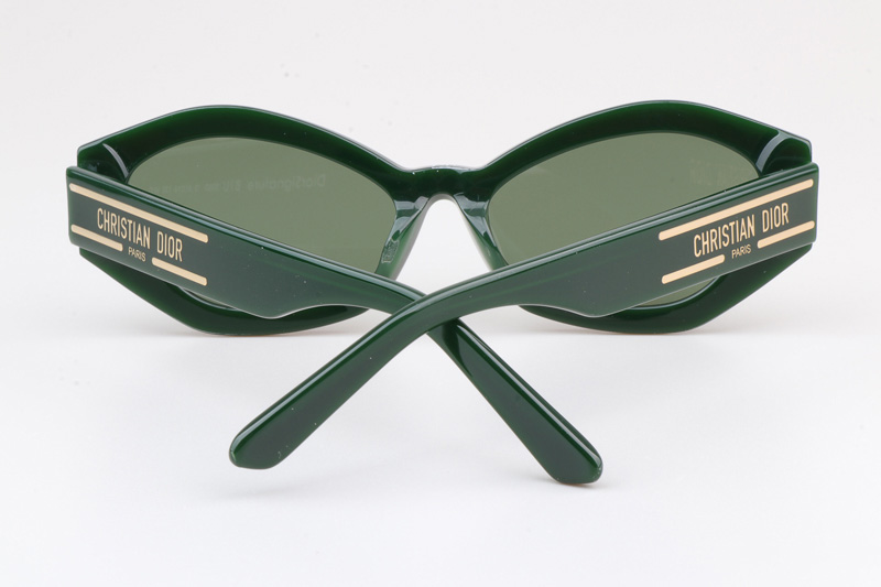 Signature B1U Sunglasses Green Green