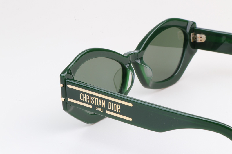 Signature B1U Sunglasses Green Green