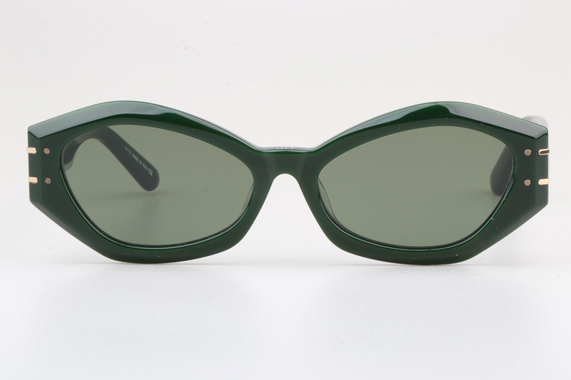 Signature B1U Sunglasses Green Green