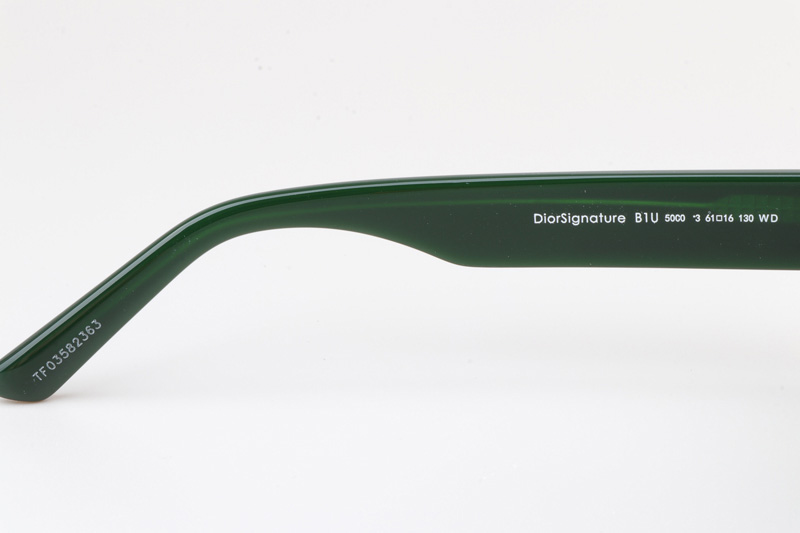 Signature B1U Sunglasses Green Green