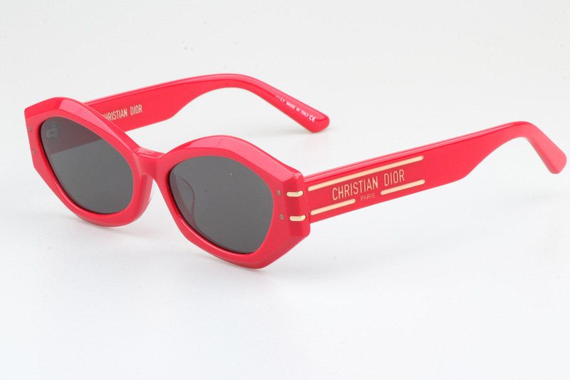 Signature B1U Sunglasses Red Gray