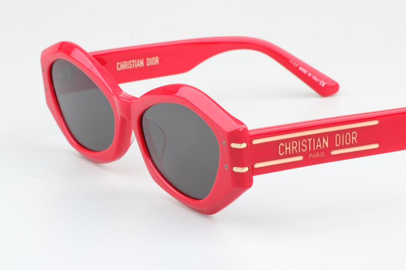 Signature B1U Sunglasses Red Gray