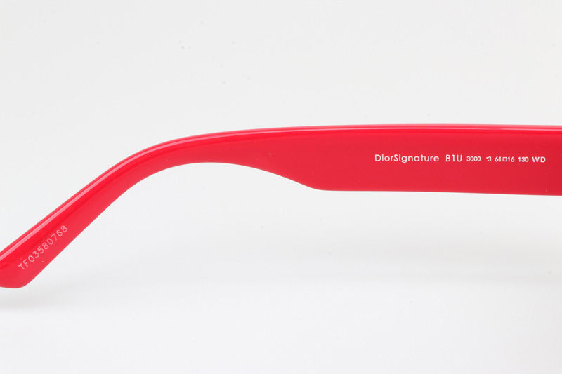 Signature B1U Sunglasses Red Gray